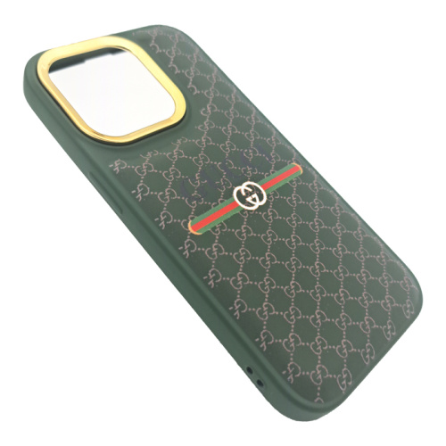 Чехол-силикон gucci iphone 13 pro зеленый