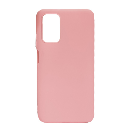 Чехол-силикон матовый poco m3 розовый
