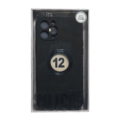 Чехол крышка king cosyu mag safe для iphone 12 pro max (6.7) черный