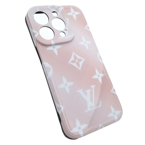 Чехол-силикон full print brends для iphone 13 pro светло-розовый