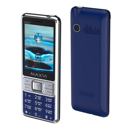 Тел.maxvi x900i синий (eac)
