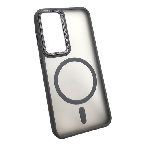Чехол-крышка #83 magnetic collection mil-std для Samsung s24 серый