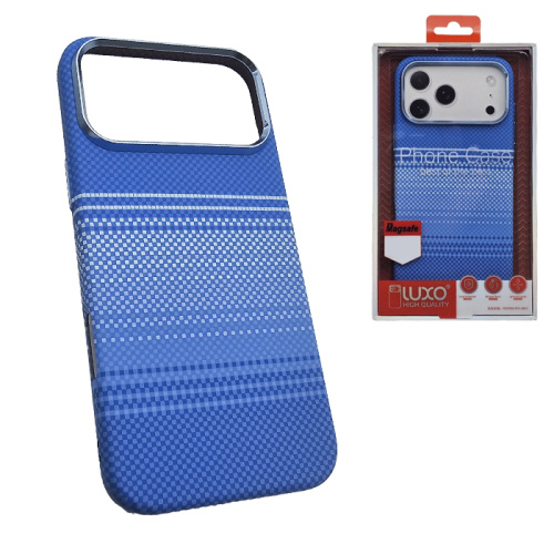 Чехол-крышка #61 luxo magsafe iphone 17/18 pro max pixel (1) голубой
