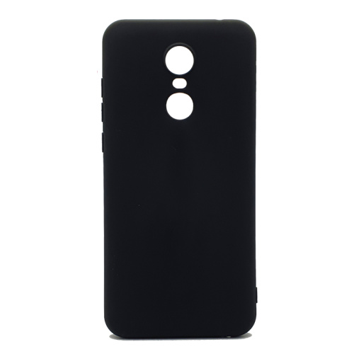 Чехол-силикон tpu матовый xiaomi redmi note 5 plus черный