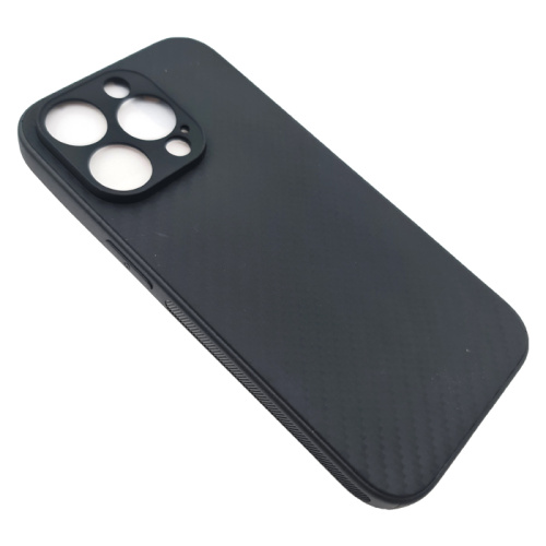 Чехол-силикон likgus carbon для iphone 14 pro (6.1) черный