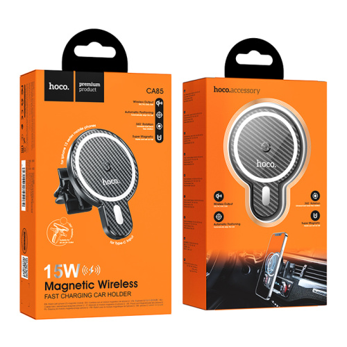 Автодержатель hoco ca85 magnetic holder черный