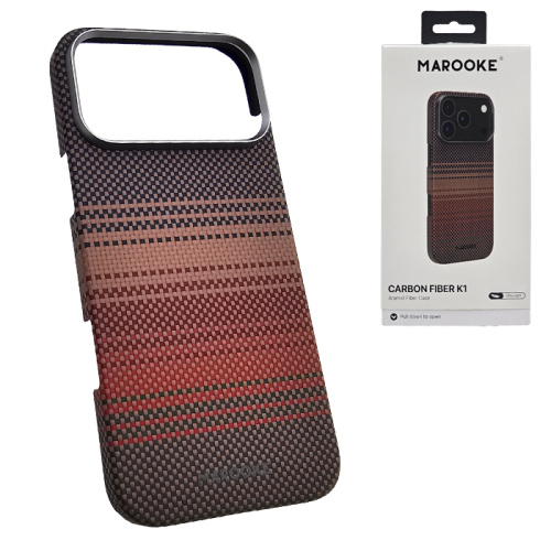 Чехол-крышка marooke k01 sunset для iphone 17 pro max коричневый