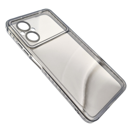 Чехол-силикон dark transparent xiaomi poco m5 черный