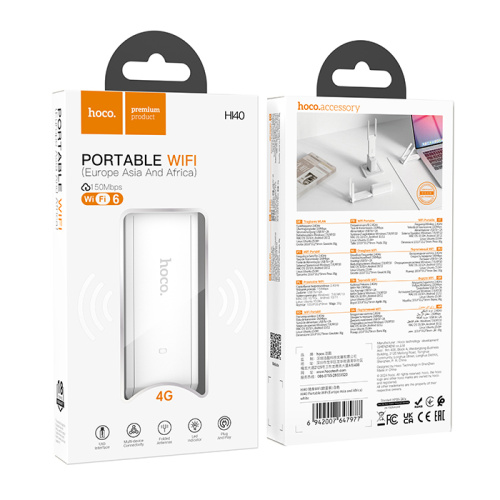 Роутер портативный hoco wi-fi 4g hi40 150mbps белый