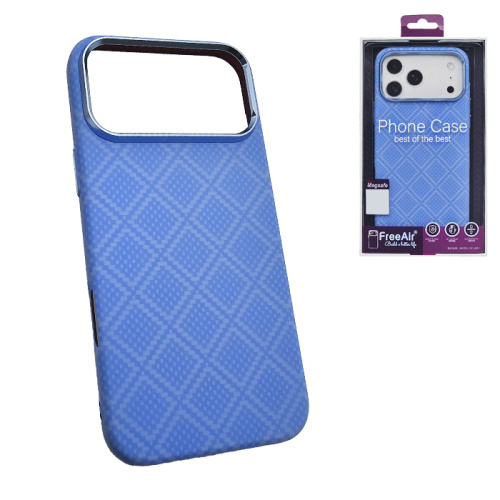 Чехол-крышка #61 luxo magsafe iphone 17/18 pro max rhomb голубой