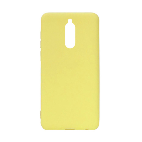 Чехол-силикон silicone case xiaomi redmi 8 желтый