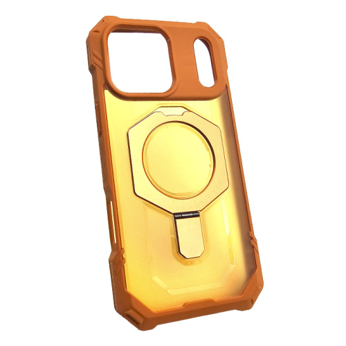 Чехол-крышка #27 (magsafe) с кольцом для iphone 17 pro max оранжевый