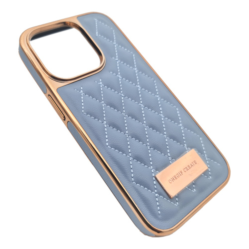 Чехол крышка onegif lisa для iphone 14 pro голубой