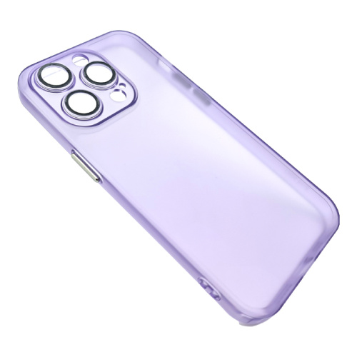 Чехол-силикон fashion anti fall матовые для iphone 14 pro max фиолетовые