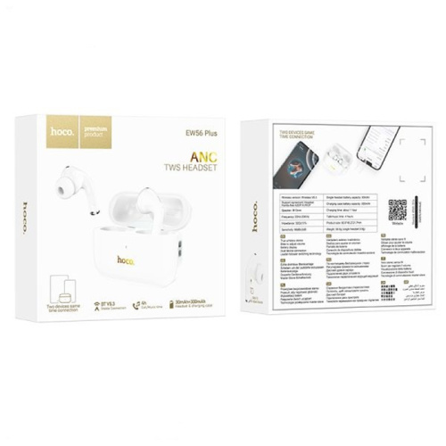 Hoco tws ew56 plus белые