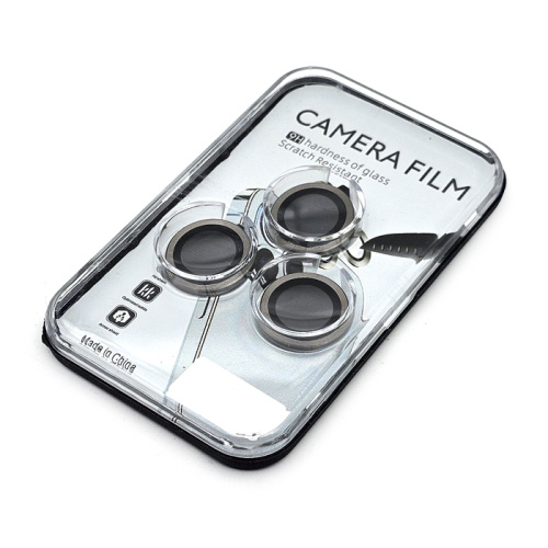 Стекло защитное на камеру camera film 15 pro/15 pro max в упаковке титан