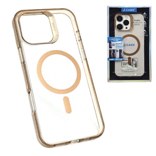 Чехол-крышка j-case superior magsafe для iphone 16 pro max золотой