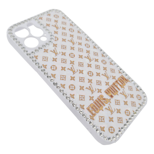 Чехол-силикон louis vuitton для iphone 12 pro белый