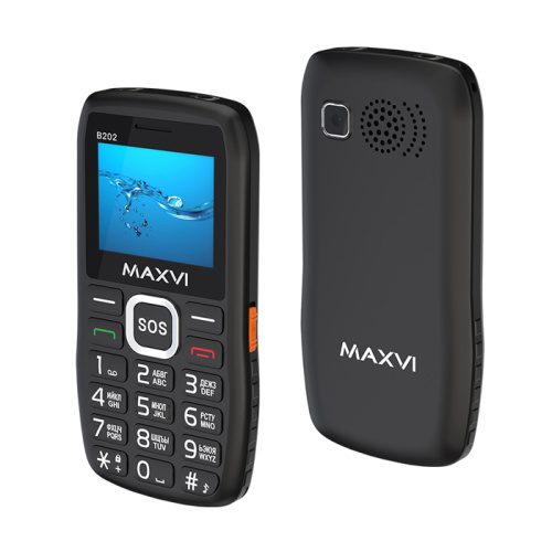 Тел.maxvi b202 черный (eac)
