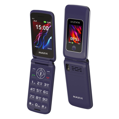 Тел.maxvi e15 фиолетовый (eac)