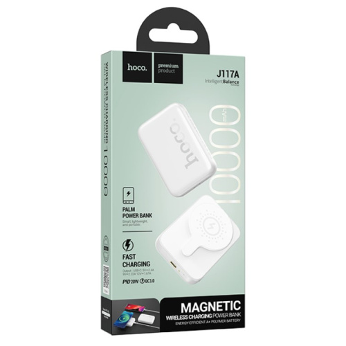 Пзу hoco j117a 10000mah (pd20w) белый