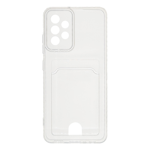 Чехол-силикон card holder Samsung a52 прозрачный
