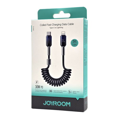 Кабель joyroom c/l s-a43 (30w/1.5m) черный