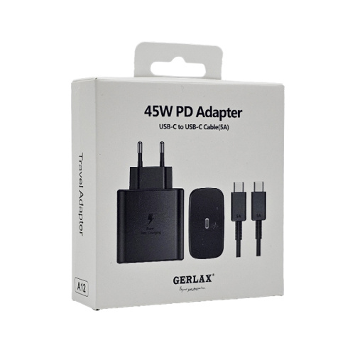 Сзу gerlax a12 type-c/type-c (pd45w) белое