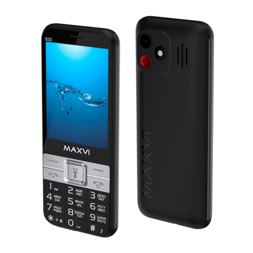 Тел.maxvi b33 black (eac)