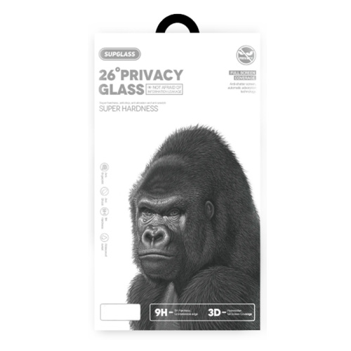 Стекло supglass sg/xc-12 (26 privacy coverage) Samsung s24ultra черное (***)