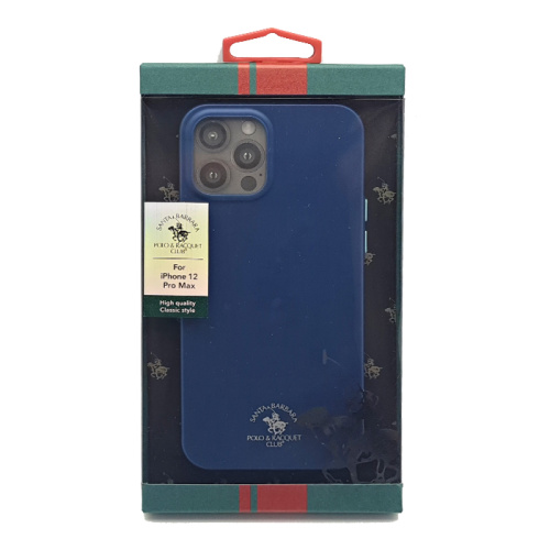 Чехол крышка santa barbara doyle для iphone 12 pro max (6.7) синий