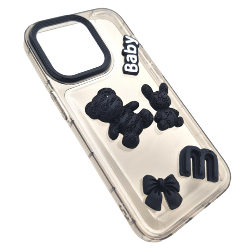 Чехол-силикон air bag baby для iphone 14 pro черный