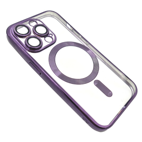 Чехол-силикон magnetic для iphone 14 pro (в пакетике) фиолетовый