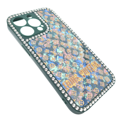 Чехол-силикон louis vuitton для iphone 13 pro зеленый