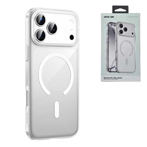 Чехол green lion magsafe deLGado для iphone 17 pro прозрачный