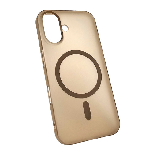 Чехол-крышка case #007 magsafe для iphone 16 gold