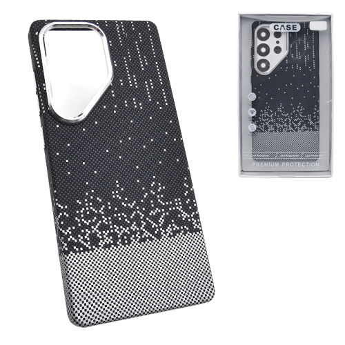 Чехол-крышка #25 (magsafe) для Samsung s25 ultra pixel черно-белый