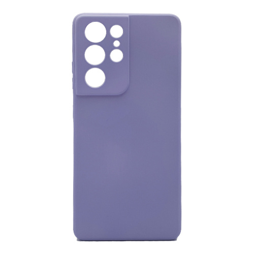 Чехол-силикон soft touch Samsung s21 ultra сиреневый