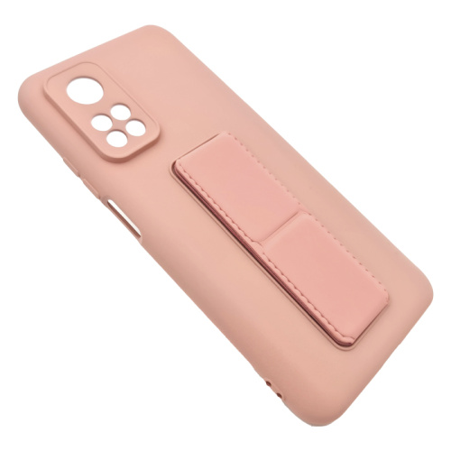 Чехол силикон new stand case xiaomi redmi 10t розовый
