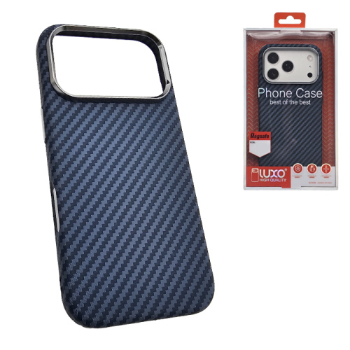 Чехол-крышка #61 luxo magsafe iphone 17 pro max carbone синий