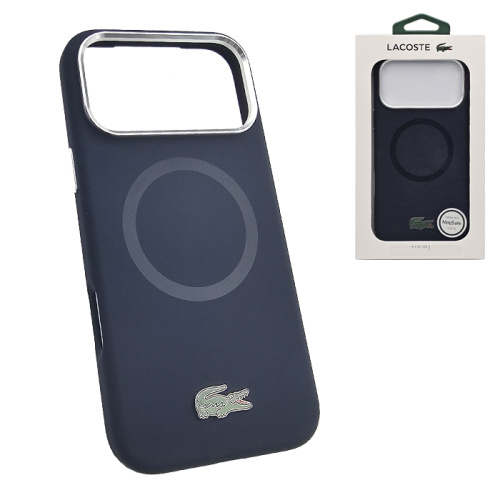 Чехол-крышка #32 lacoste liquid (magsafe) для iphone 17 pro синий (lslav)