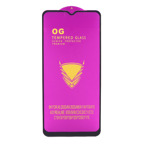Стекло Защитное OG (norm) Realme C12 черное