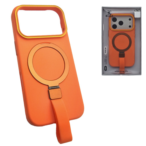 Чехол-крышка bigs stand magsafe для iphone 17 pro оранжевый