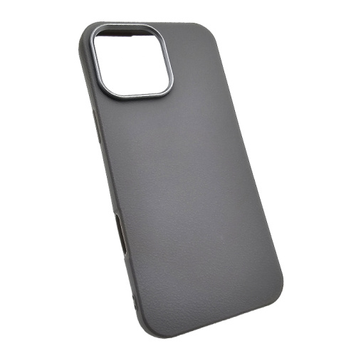 Чехол-силикон кожа для iphone 16 pro серый