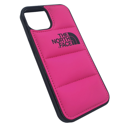 Чехол-силикон the north face для iphone 14 pro розовый