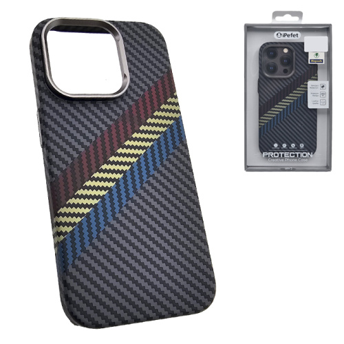 Чехол-крышка #53 ipefet magsafe для iphone 15 pro carbone (7)