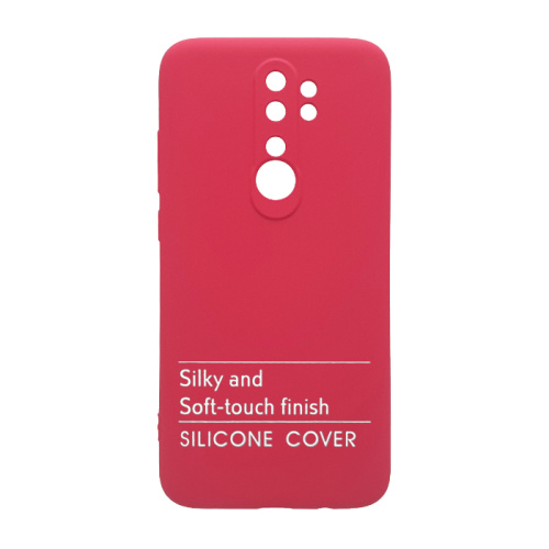 Чехол силикон optimized xiaomi redmi note 8 pro розовый