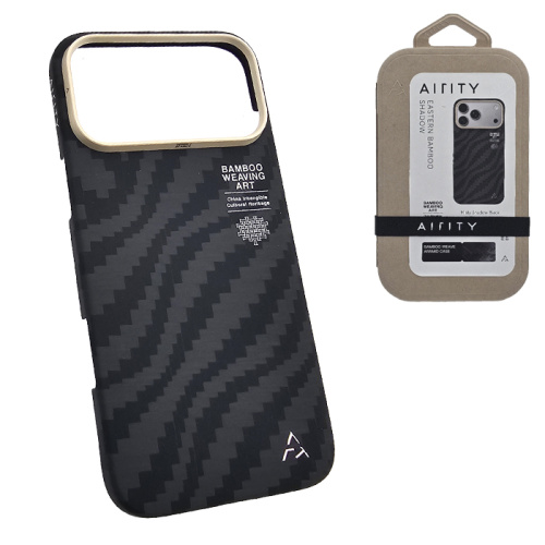 Чехол-крышка #58 airity bamboo magsafe для iphone 17pro max черный