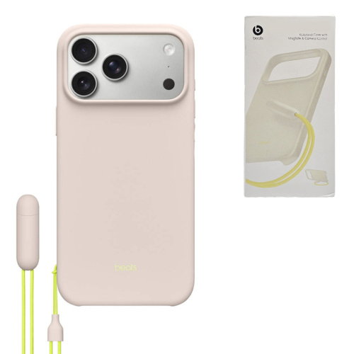 Чехол-крышка #75 beats kickstand iphone 17 pro бежевая
