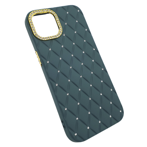 Чехол-силикон elite stars для iphone 13/14 зеленый